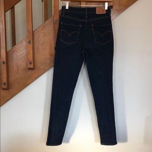 SOLD Dark wash high rise Levi